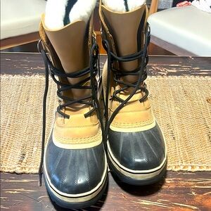 Sorel Tan Caribou Winter Boots